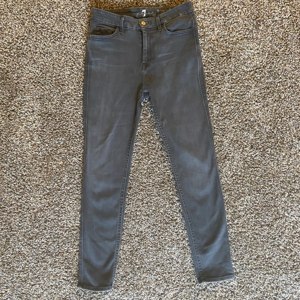 7 for all mankind the high waist ankle skinny